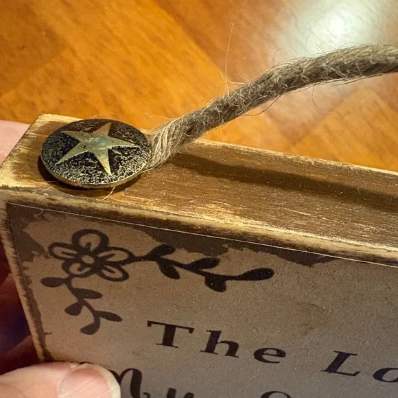 The Lord Is My Shepherd Rustic Sign Psalm 23:1 NEW - Picture 3 of 5